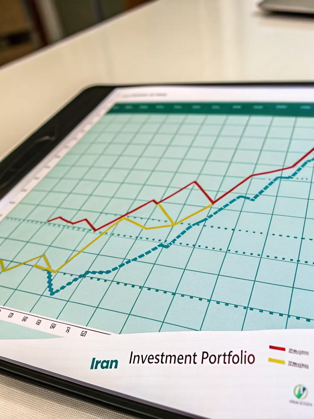A graph showing consistent portfolio growth over time, illustrating the benefits of professional wealth management and investment strategies.